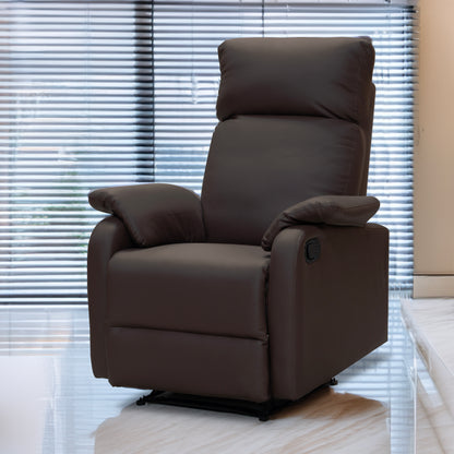 SILLA RECLINABLE VELVET  1 PUESTO SINTETICA CHOCOLATE