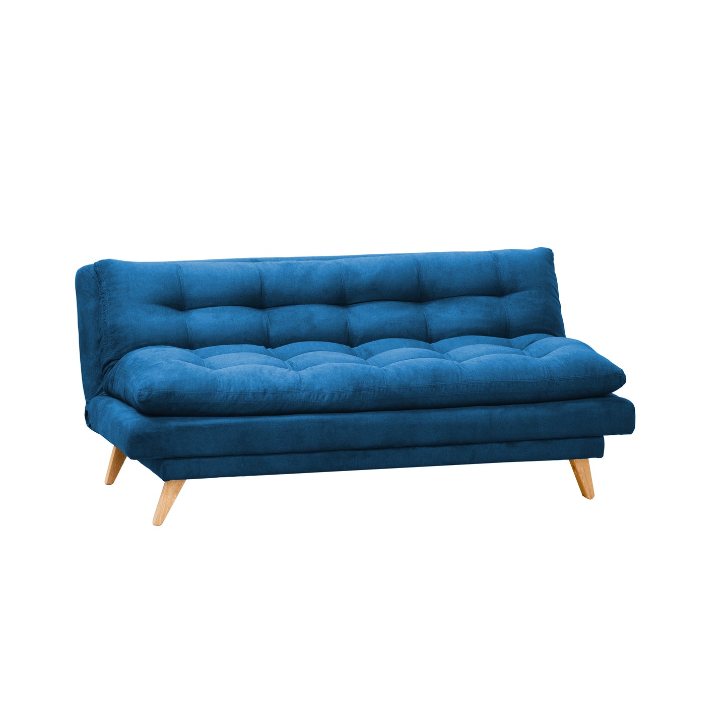 SOFA CAMA NANTES MICROFIBRA  AZUL