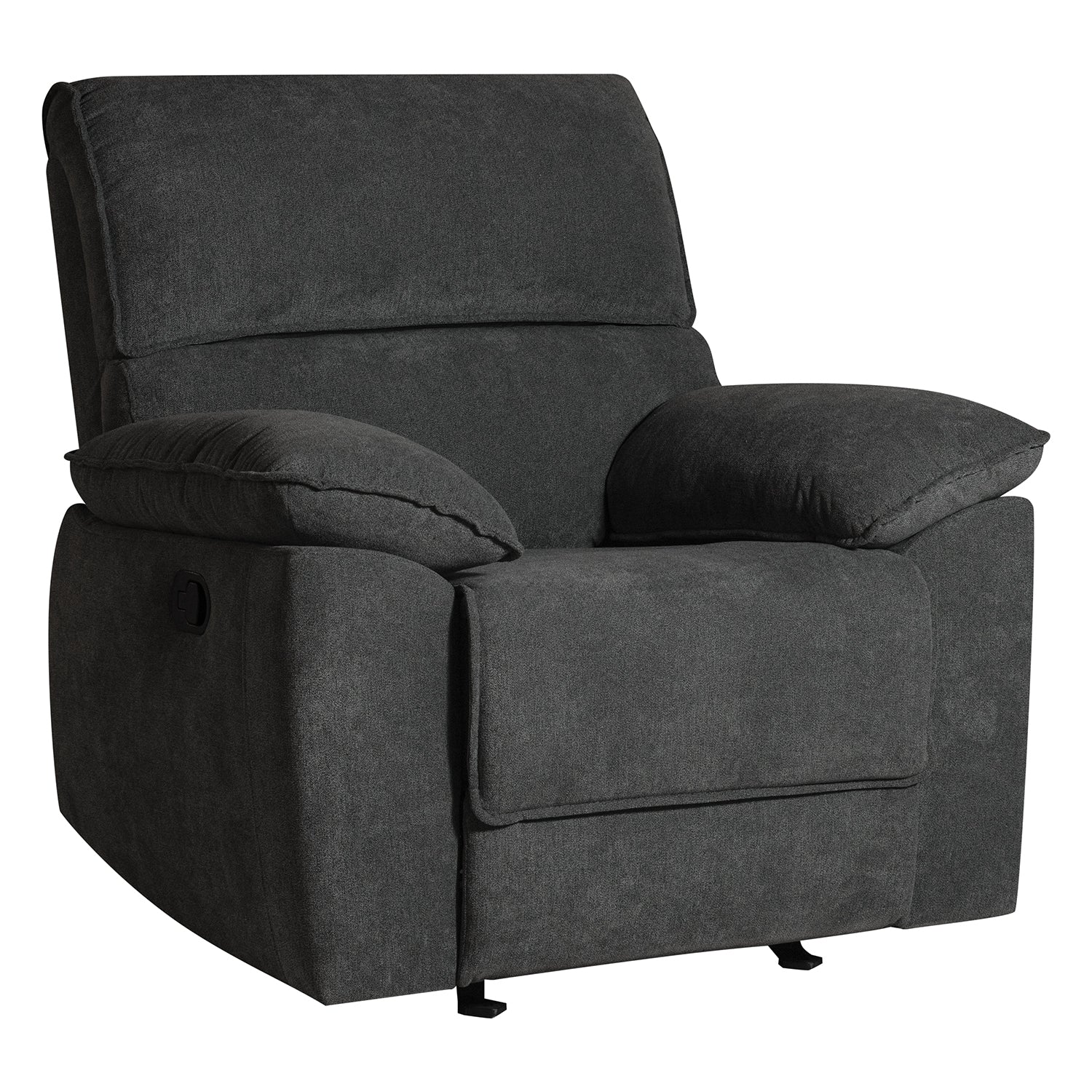 Combo Sofá cama Bourbon 140 gris plomo + Rec. Alexa Micf. Gris Plomo