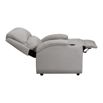 Reclinable Alan Estática microfibra Taupe