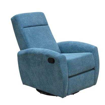 SILLA RECLINABLE ALASKA 1 PTO GIRAT/MECE MICROFIBRA INDIGO