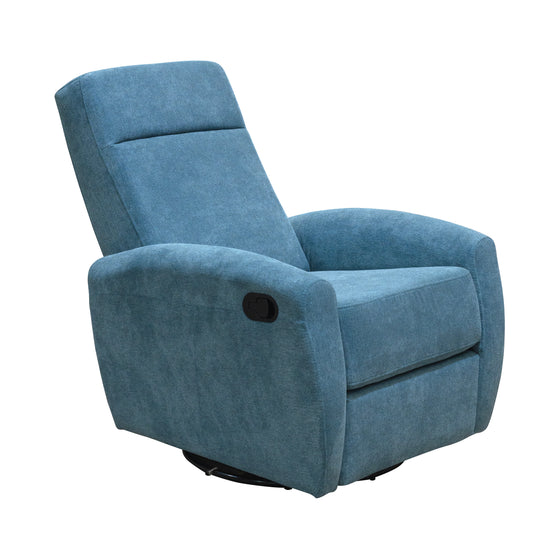 SILLA RECLINABLE ALASKA 1 PTO GIRAT/MECE MICROFIBRA INDIGO