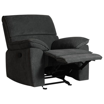 Combo Sofá cama Bourbon 140 gris plomo + Rec. Alexa Micf. Gris Plomo