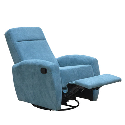 SILLA RECLINABLE ALASKA 1 PTO GIRAT/MECE MICROFIBRA INDIGO