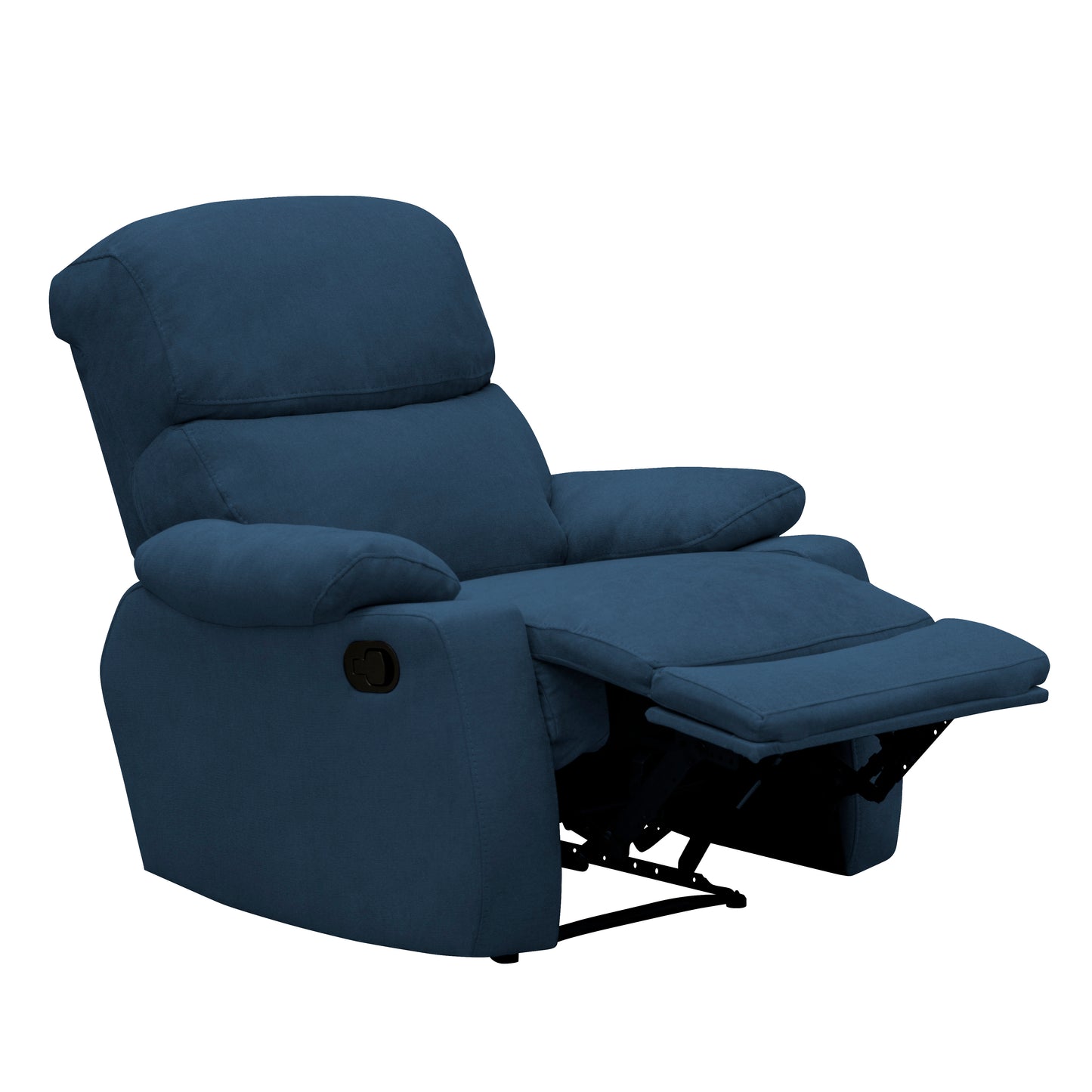 SILLA RECLINABLE VELARA  1 PUESTO MICROFIBRA AZUL