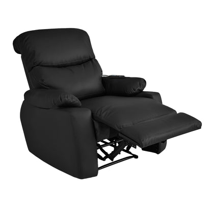 Silla reclinable velara 1 puesto sintetico negro masaje