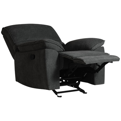 Combo Sofá cama Bourbon 140 gris plomo + Rec. Alexa Micf. Gris Plomo