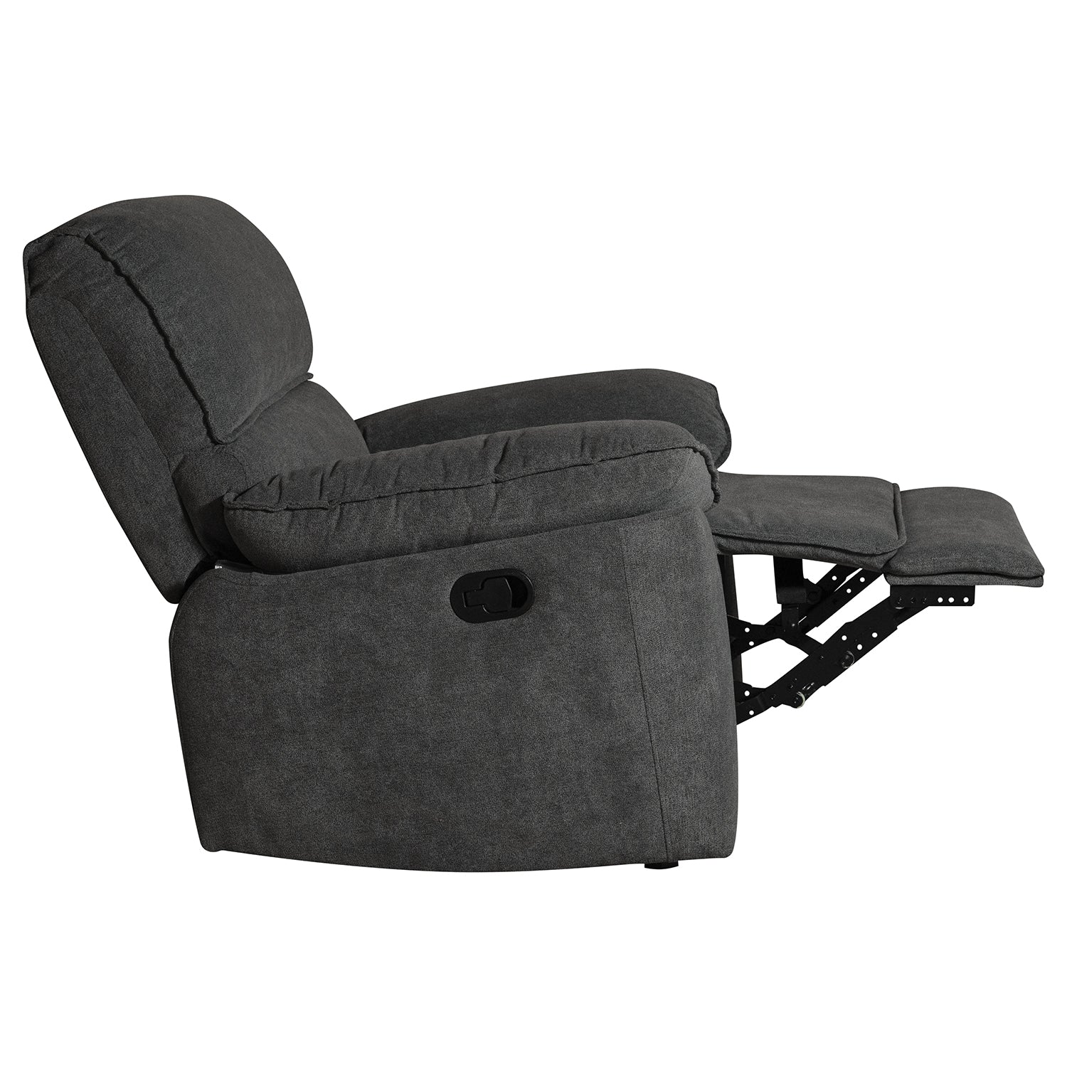 Combo Sofá cama Bourbon 140 gris plomo + Rec. Alexa Micf. Gris Plomo