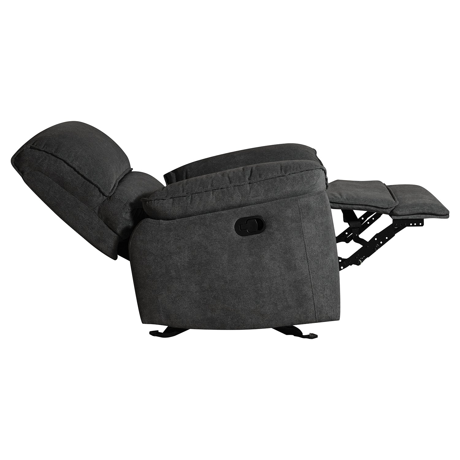 Combo Sofá cama Bourbon 140 gris plomo + Rec. Alexa Micf. Gris Plomo