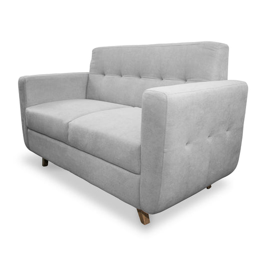 SOFÁ 2 PUESTOS WALCOT   MICROFIBRA GRIS CLARO