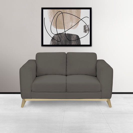 SOFA 2 PUESTOS REGINA MICROFIBRA TAUPE