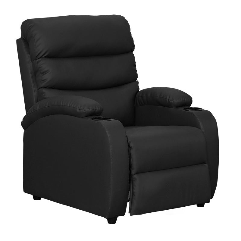 Silla reclinable trevi 1 puesto sintetico negro