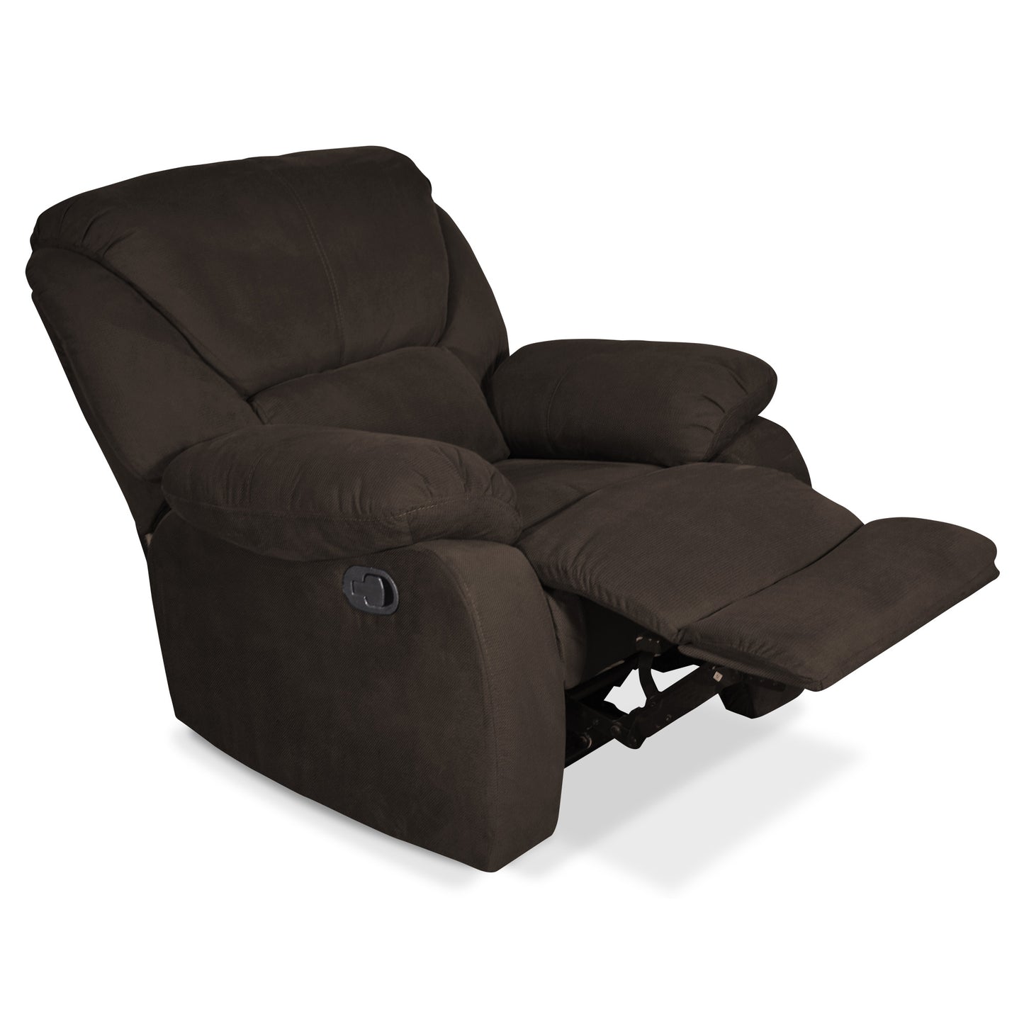 SILLA RECLINABLE OHIO ESTATICA MICROFIBRA CHOCOLATE