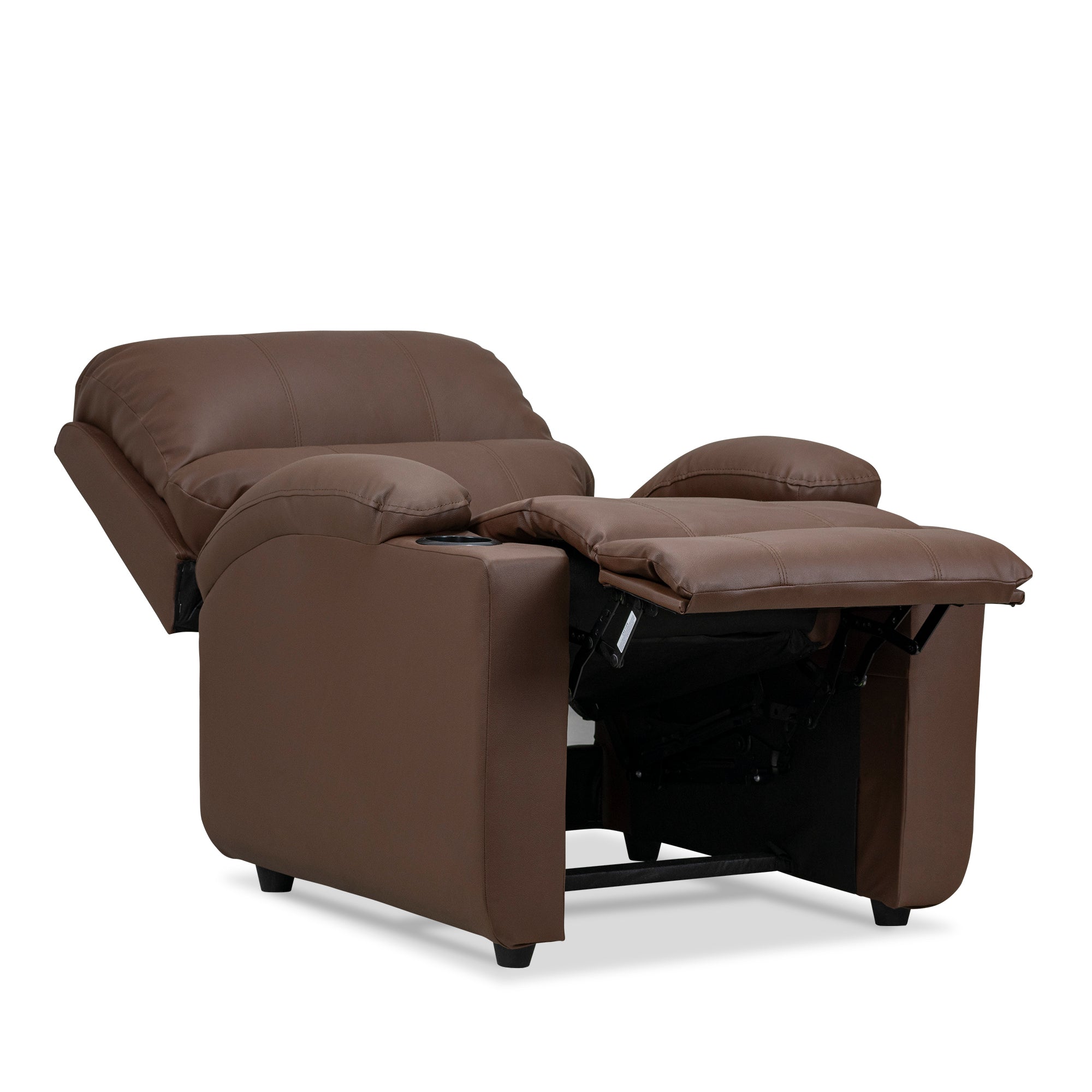 Silla reclinable alan 1 puesto sintetico chocolate