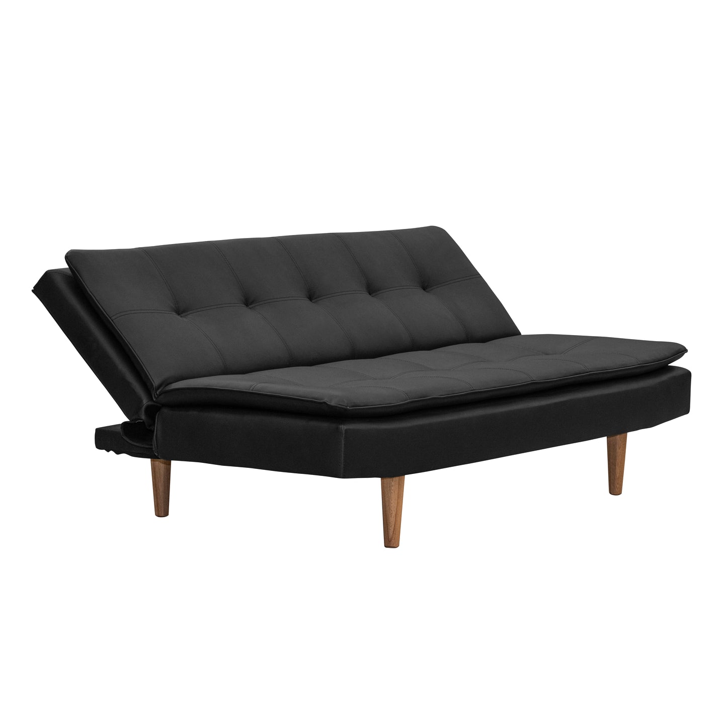 SOFA CAMA BELLINI   TIPO SINTETICO NEGRO