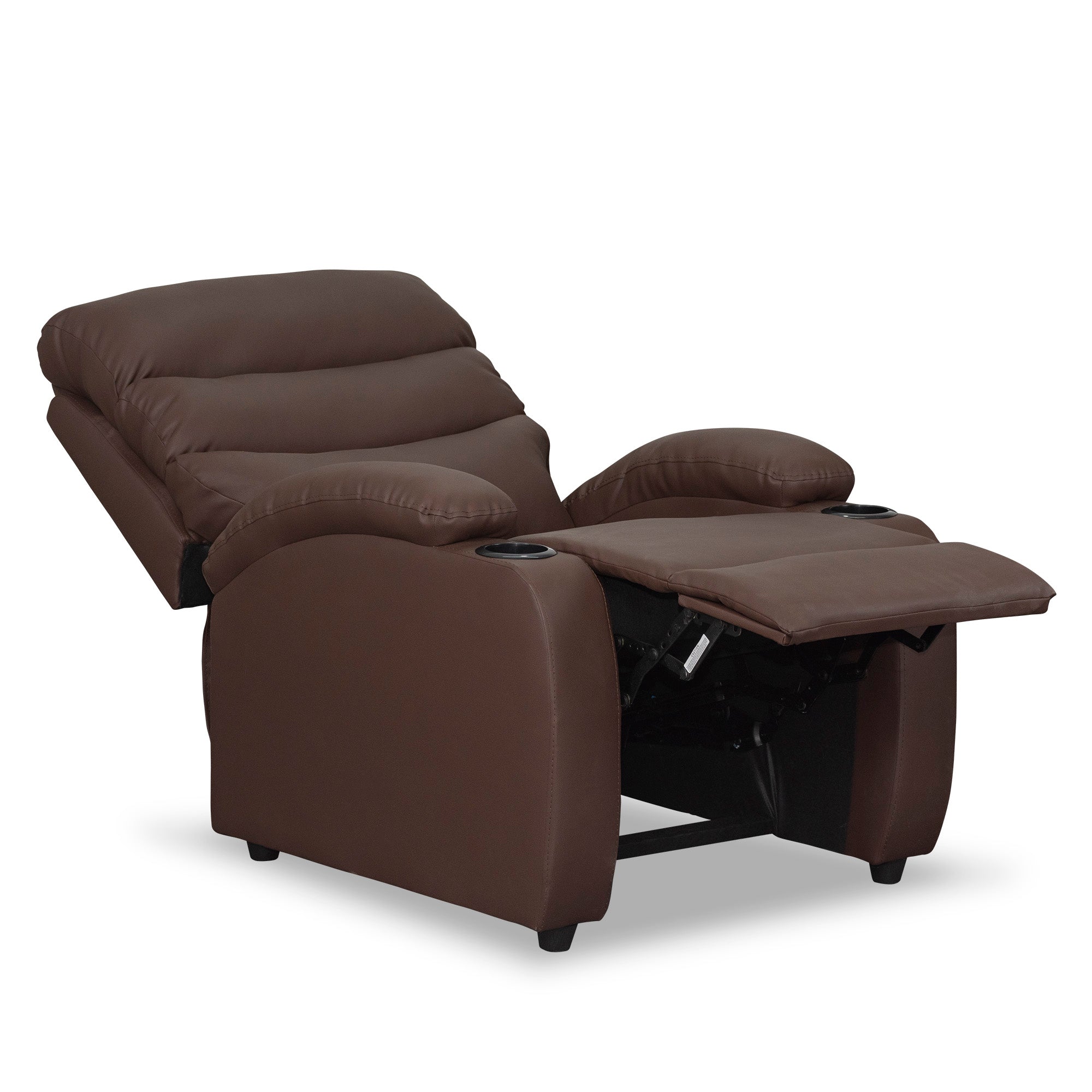 Silla reclinable trevi 1 puesto sintetico chocolate