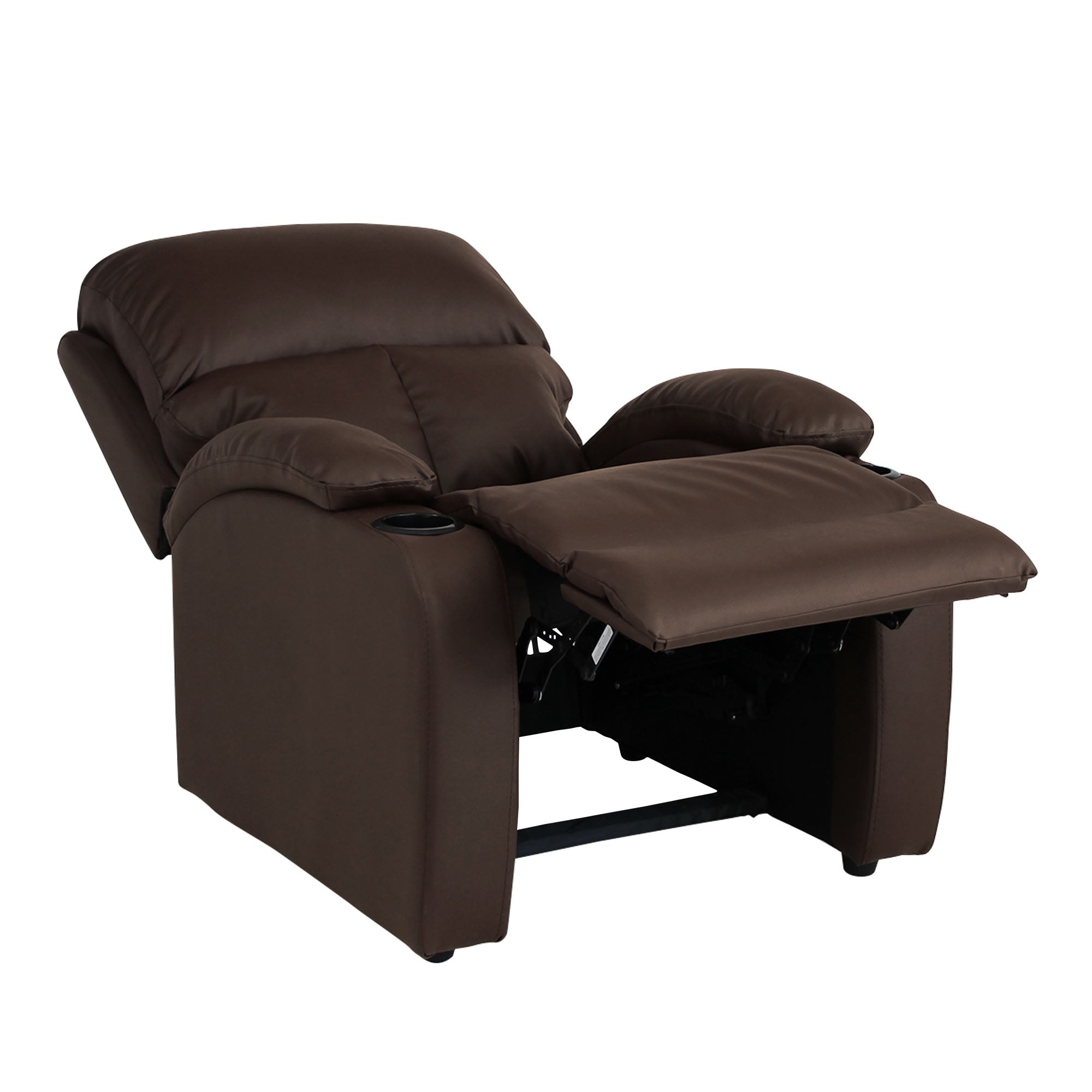 Silla reclinable amber estatica sintetico chocolate