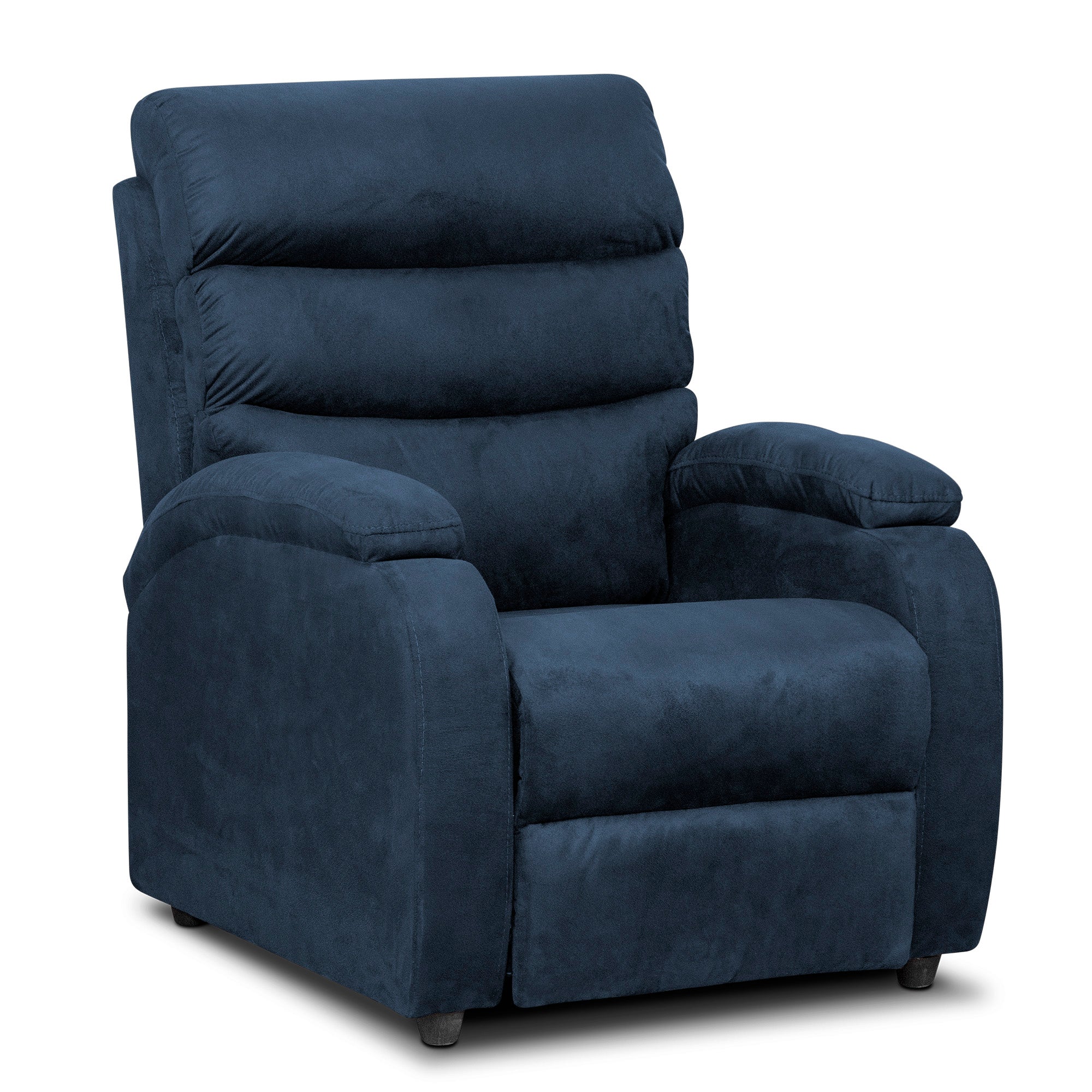 Silla reclinable trevi 1 puesto microfibra azul mary