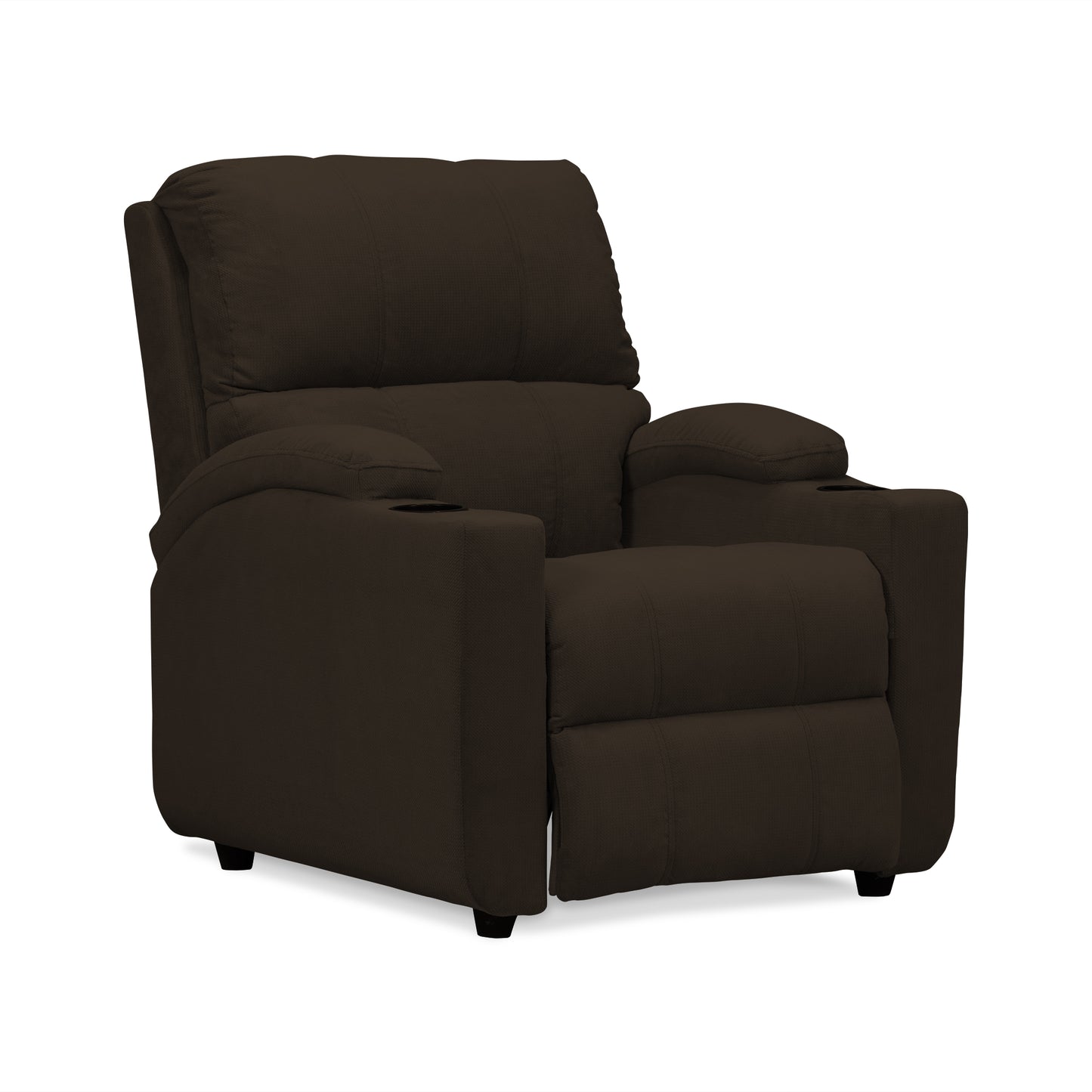 SILLA RECLINABLE ALAN  1 PUESTO  MICROFIBRA CHOCOLATE