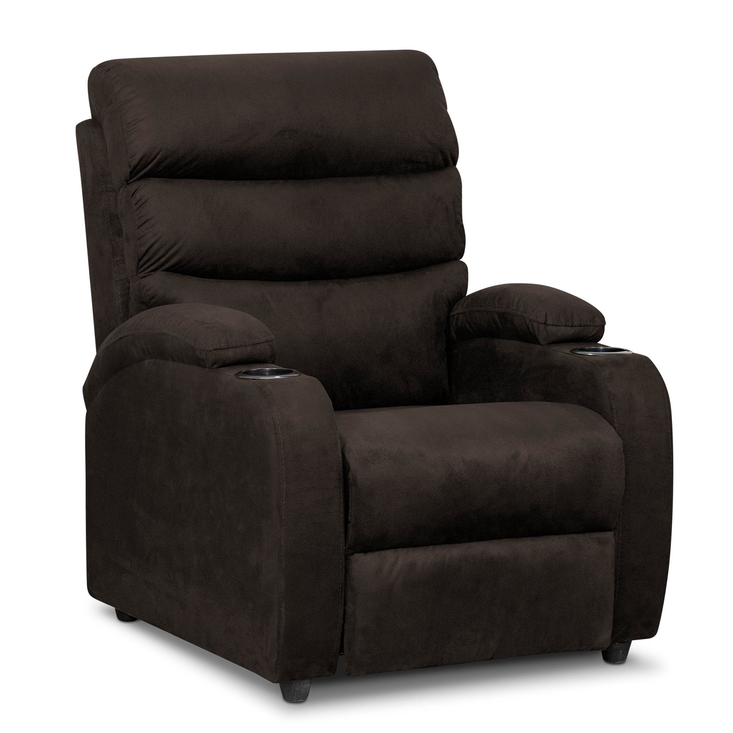 SILLA RECLINABLE TREVI  1 PUESTO  MICROFIBRA  CHOCOLATE