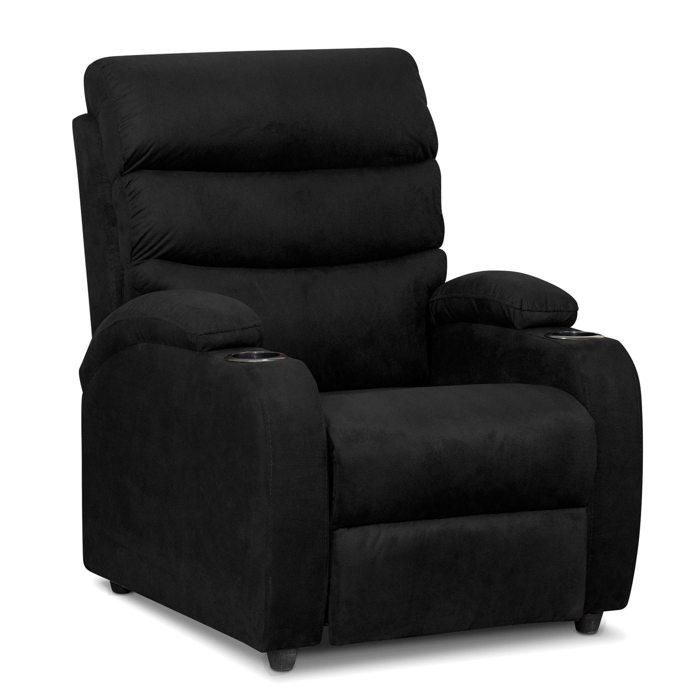 SILLA RECLINABLE TREVI  1 PUESTO  MICROFIBRA NEGRO