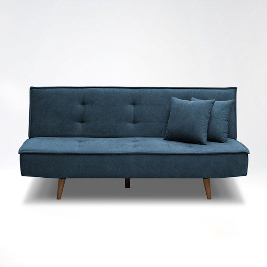 SOFA CAMA BELLINI  2.0  MICROFIBRA AZUL