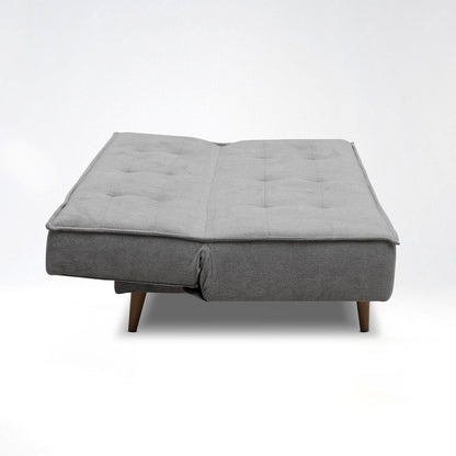 SOFA CAMA BELLINI  2.0  MICROFIBRA PLATA