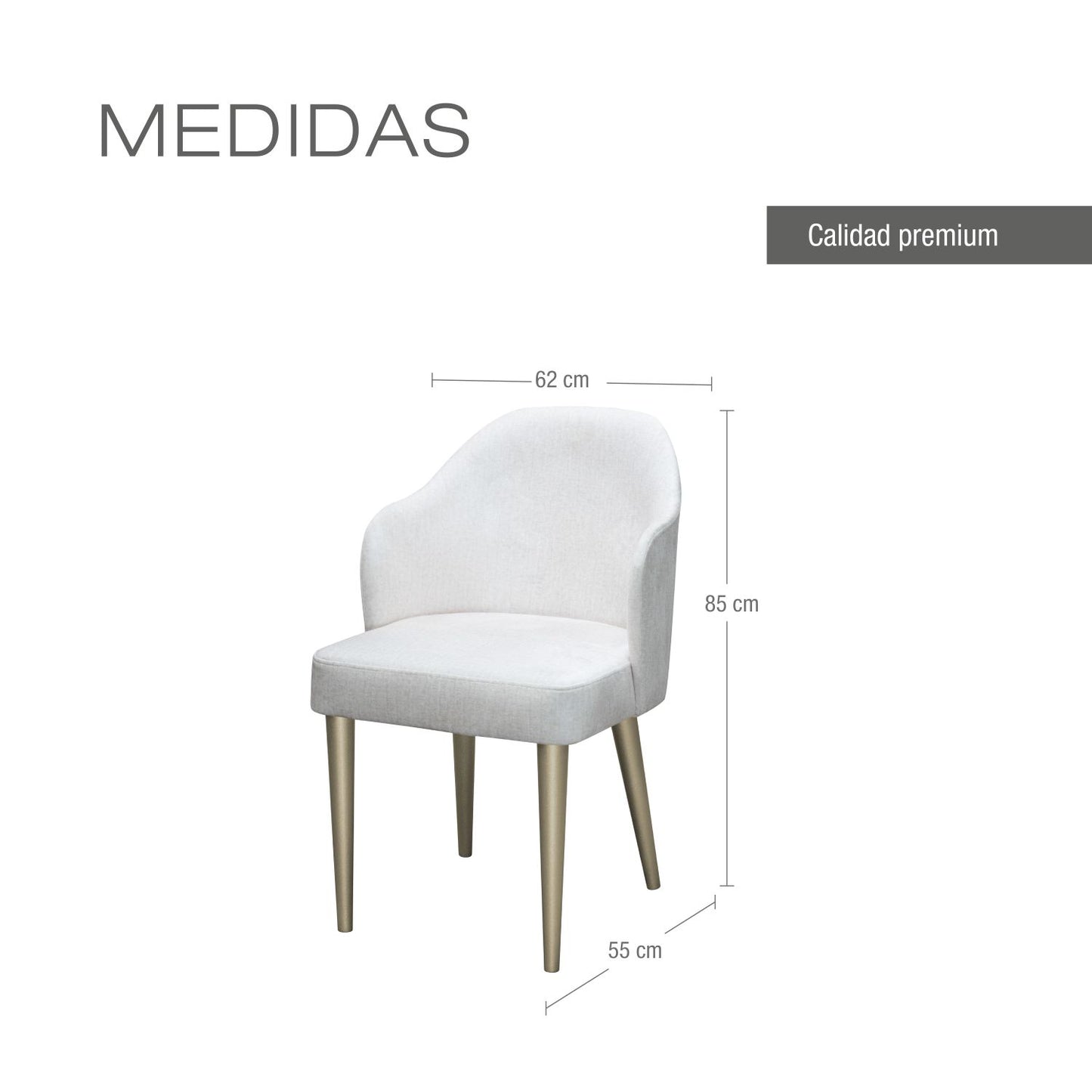 COMEDOR 4 PUESTOS BILBAO MICROFIBRA PERLA CHAMPAN  CRUDO
