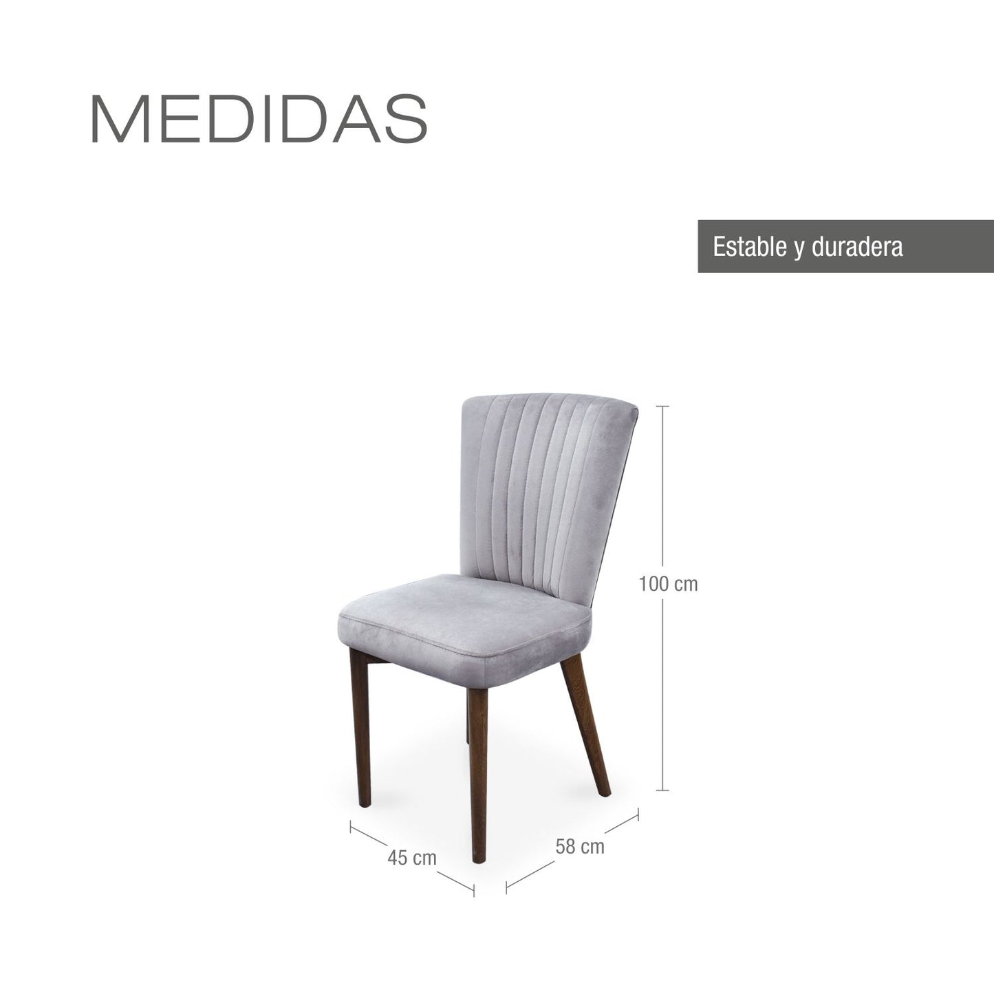 COMEDOR 6 PUESTOS REGINA MICROFIBRA NEGRO NATURAL GRIS PLOMO