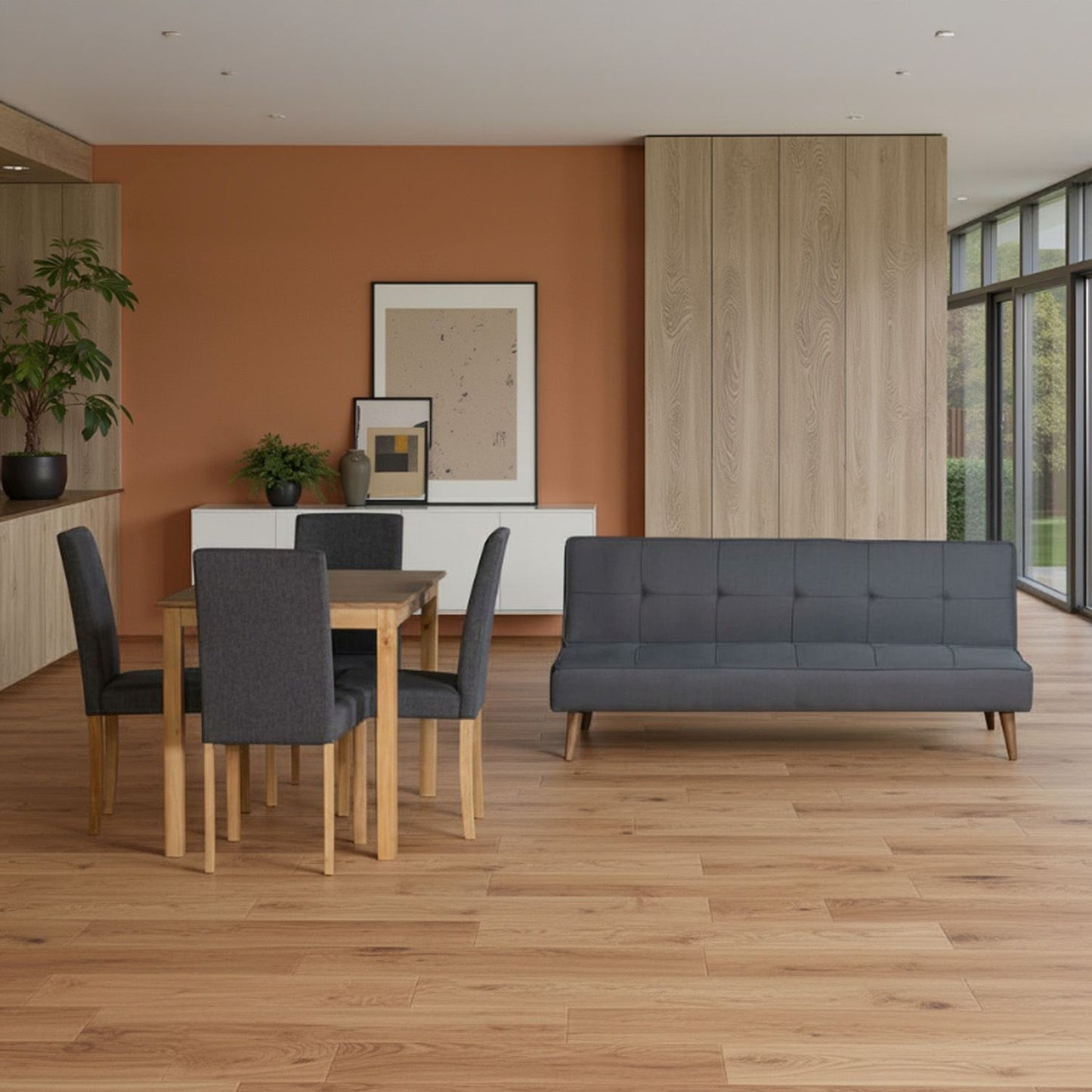 COMBO DAYTONA NATURAL MICROFIBRA GRIS PLOMO