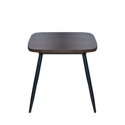 MESA COMEDOR 4 PUESTOS NOVA MADERA OSCURO NEGRO