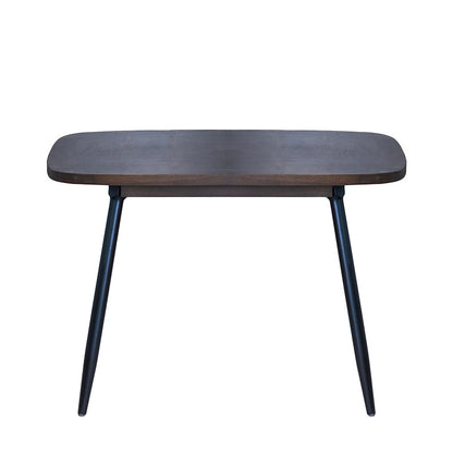 MESA COMEDOR 4 PUESTOS NOVA MADERA OSCURO NEGRO