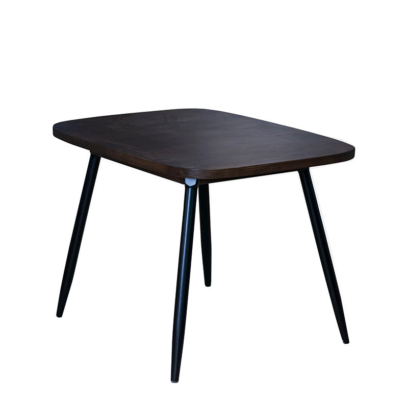 MESA COMEDOR 4 PUESTOS NOVA MADERA OSCURO NEGRO