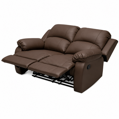 Reclinable Ginebra 2 puestos Sintético Chocolate