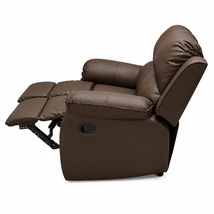 Reclinable Ginebra 2 puestos Sintético Chocolate