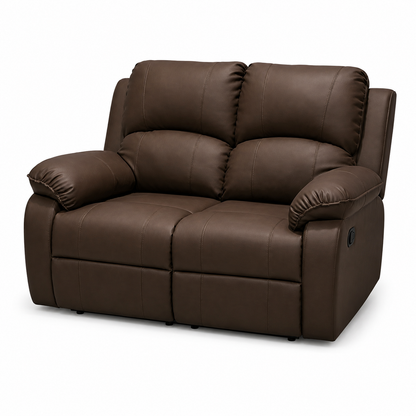 Reclinable Ginebra 2 puestos Sintético Chocolate