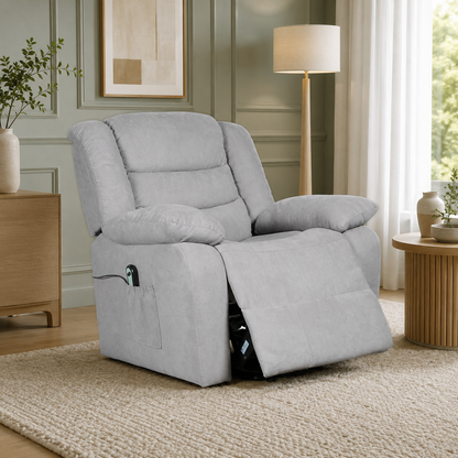 SILLA RECLINABLE LIFT 2.0 GRIS PLATA