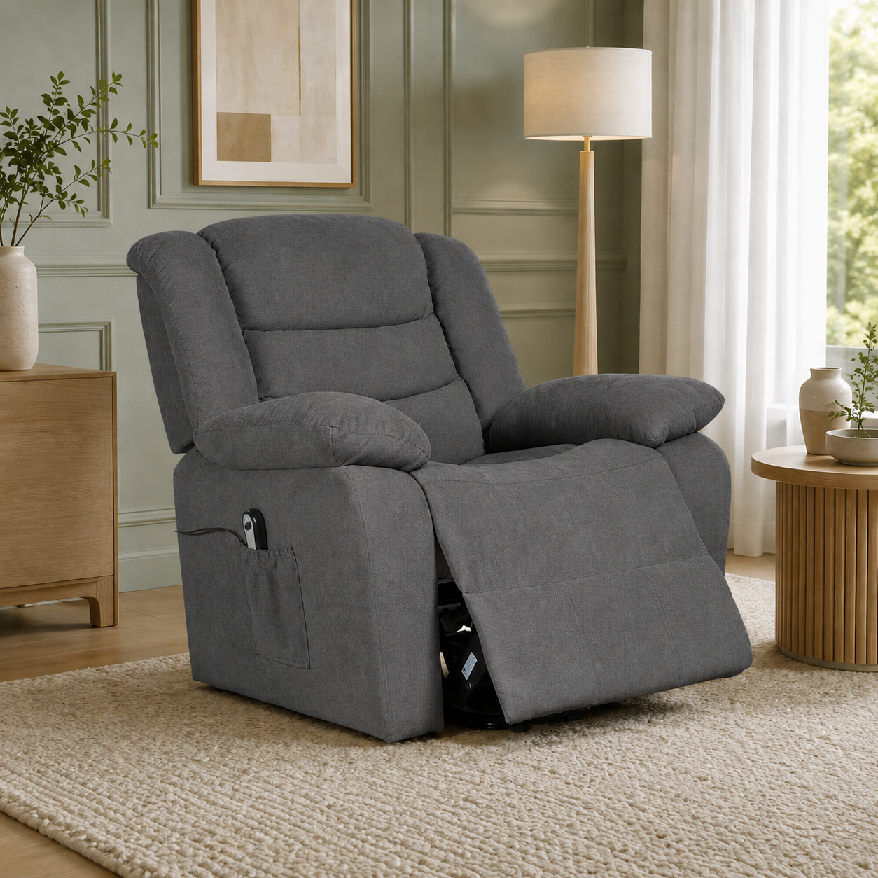 SILLA RECLINABLES LIFT 2.0 GRIS PLOMO