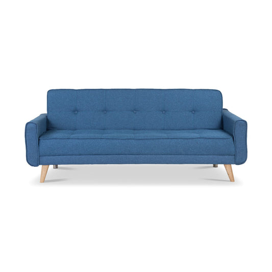 SOFA CAMA DEBBY  MICROFIBRA AZUL