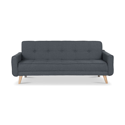 SOFA CAMA DEBBY  MICROFIBRA GRIS PLOMO