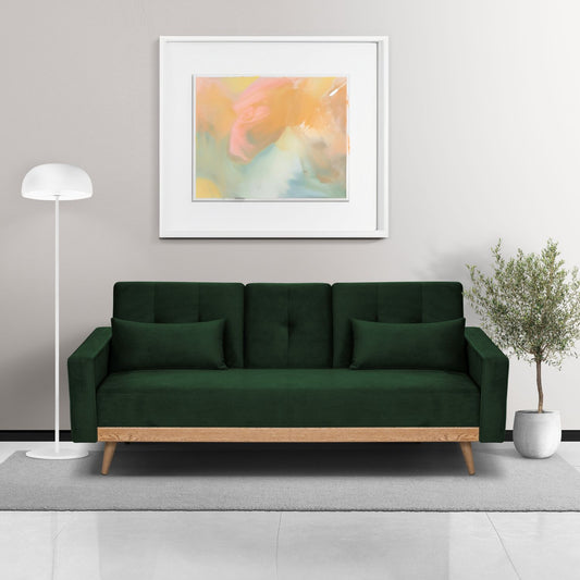 SOFA CAMA DEBBY 2.0 MICROFIBRA ESMERALDA