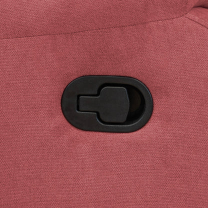 SILLA RECLINABLE MECEDORA GIRATORIA TOKIO MICROFIBRA. ROSA