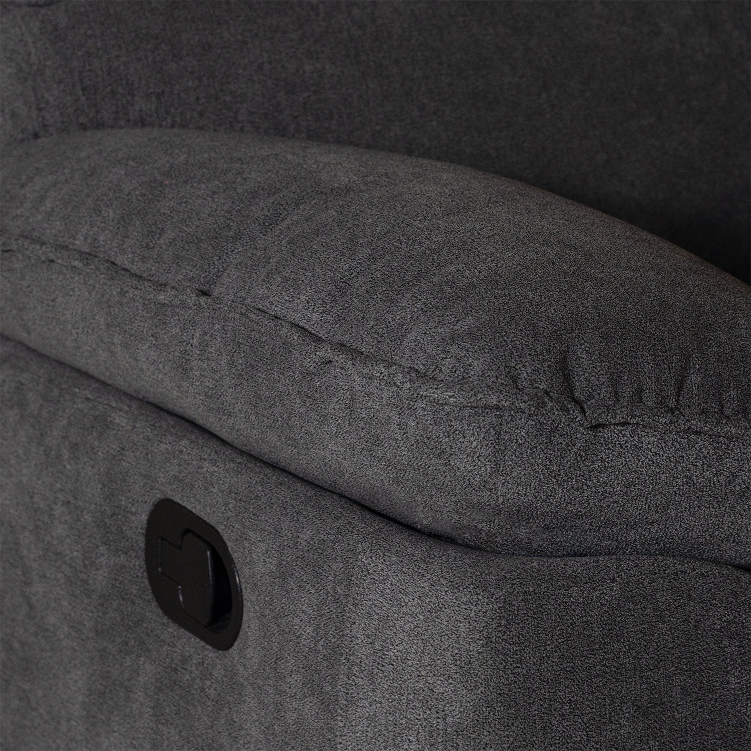 Silla Reclinable Alexa Microfibra Gris Plomo