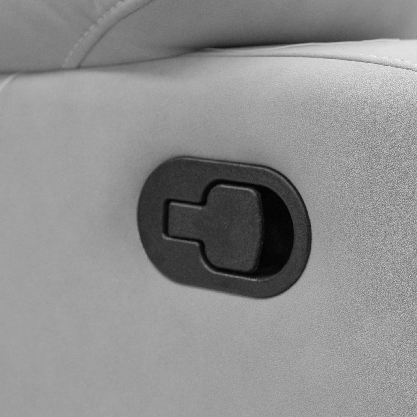 SILLA RECLINABLE VELARA  1 PUESTO SEMI SINTETICO GRIS
