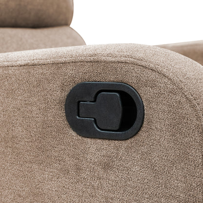 SILLA RECLINABLE ESTÁTICA PEKIN  1 PUESTO  MICROFIBRA TAUPE
