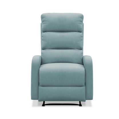 SILLA RECLINABLE ESTÁTICA PEKIN  1 PUESTO TIPO SINTETICO CELESTE