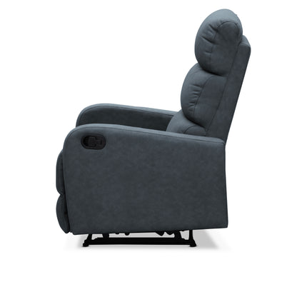 SILLA RECLINABLE ESTÁTICA PEKIN  1 PUESTO  SINTETICO NEGRO