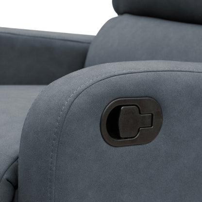 SILLA RECLINABLE ESTÁTICA PEKIN  1 PUESTO  SINTETICO NEGRO