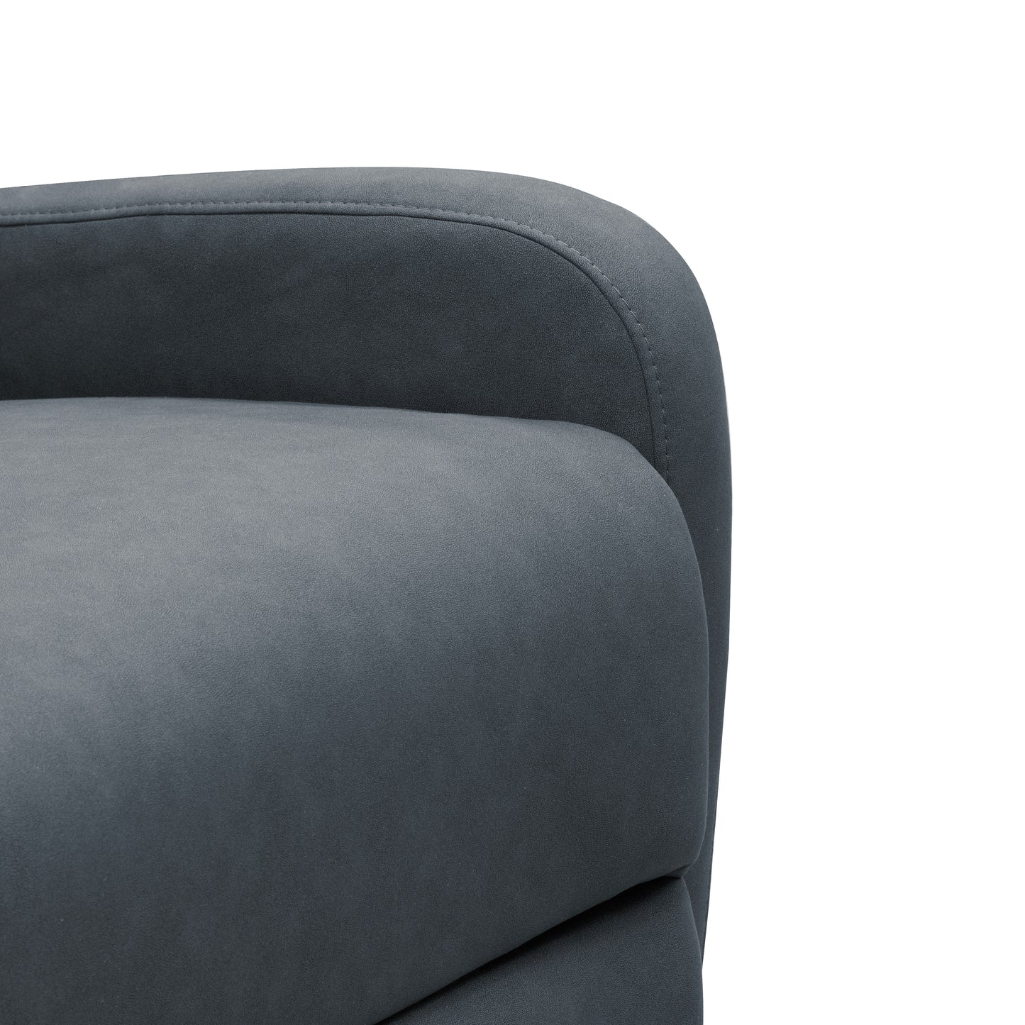 SILLA RECLINABLE ESTÁTICA PEKIN  1 PUESTO  SINTETICO NEGRO