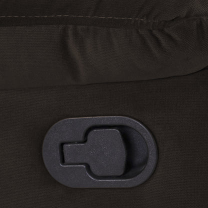 SILLA RECLINABLE DHAKA 1P ESTATICA MICROFIBRA CHOCOLATE